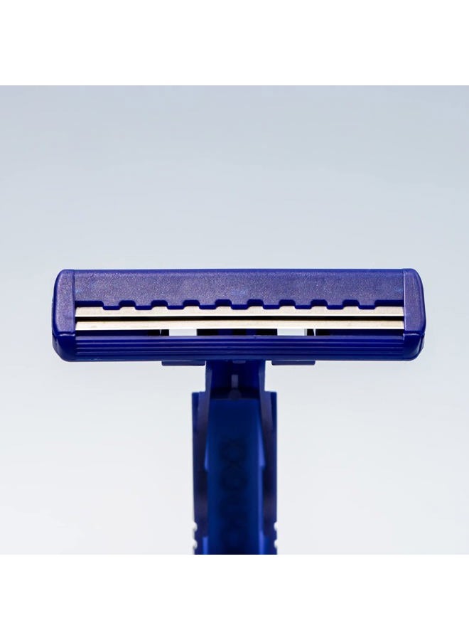 Dorco Fresh Twin Blade Disposable Razors (6 Pack) – Smooth & Comfortable Shave for Men and Women | Non-Slip Handle, Pivoting Head, Lubricating Strip | Ideal for Sensitive Skin & Travel - Image 4