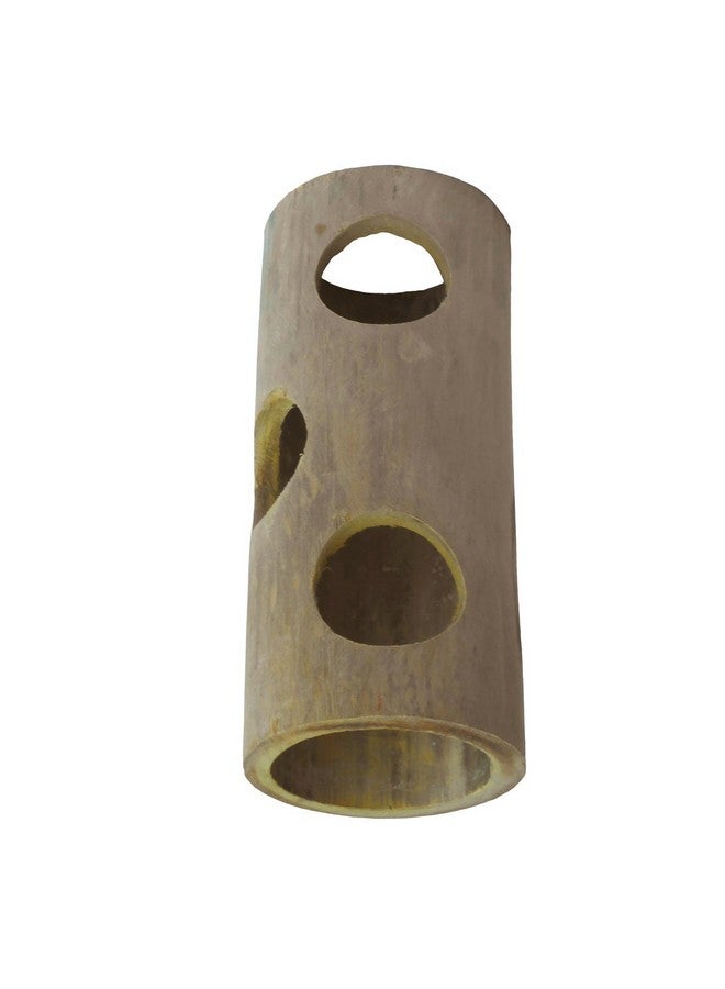 KSK Natural Bamboo Wood Hamsters Tunnel Exercise Tube Chew Toy Forest Hollow Bamboo Trunk Tunnel Tube Toy for Small Animals - Image 4