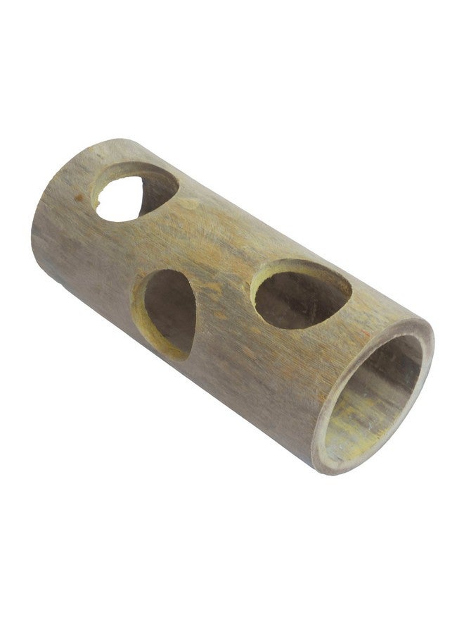 KSK Natural Bamboo Wood Hamsters Tunnel Exercise Tube Chew Toy Forest Hollow Bamboo Trunk Tunnel Tube Toy for Small Animals - Image 1