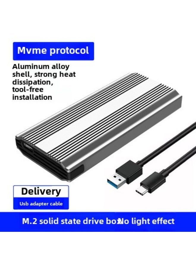Generic M2 Mobile Hard Disk Box NVME PCIe SSD Dual Protocol NGFF SATA Computer Solid State M.2 External Box-Color:No. 9 Nvme Motherboard  - Image 1