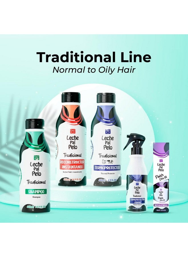 Leche Pal Pelo - Instant Hair Reconstructor Treatment with Soy, Wheat, Aloe and Avocado. Provides Intensive Hydration-14.9 Ounces. Tratamiento Reconstructor Con Soya, Trigo, Aguacate y Aloe - Image 5