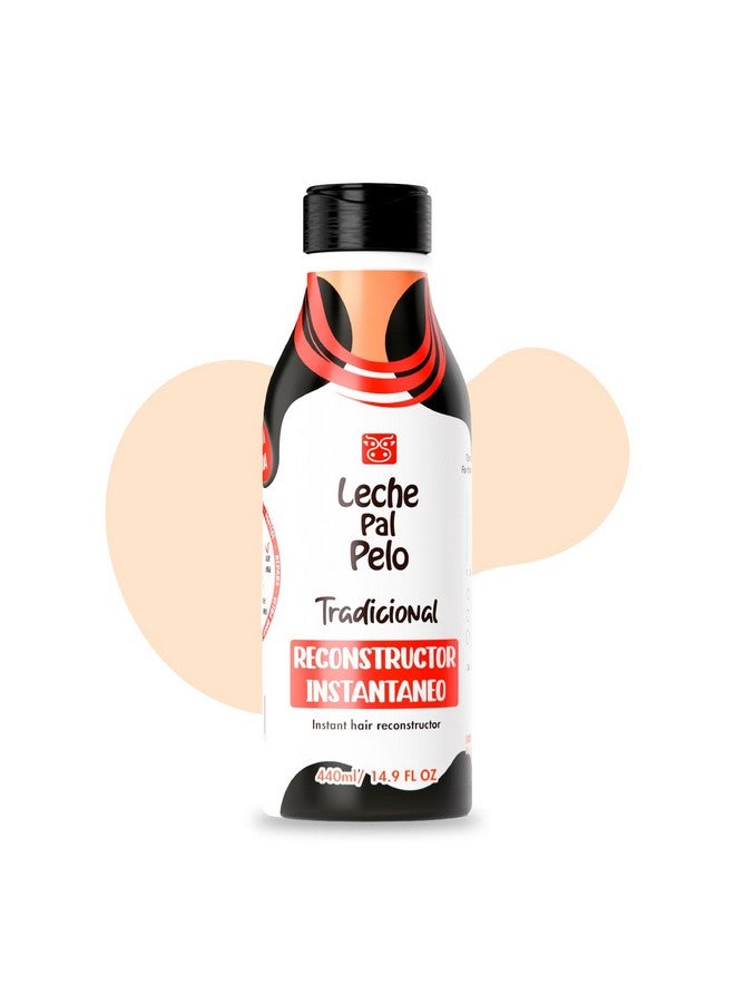 Leche Pal Pelo - Instant Hair Reconstructor Treatment with Soy, Wheat, Aloe and Avocado. Provides Intensive Hydration-14.9 Ounces. Tratamiento Reconstructor Con Soya, Trigo, Aguacate y Aloe - Image 1