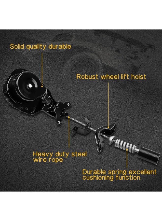 Fexhull LR064520 Spare Tire Hoist Assembly Tire Winch Carrier Holder Fit for Land Rover LR4 2010-2013| LR3 2005-2009 |fit for Range Rover Sport 2006-2013 Replaces# LR010453,LR024145,LR039486 - Image 3