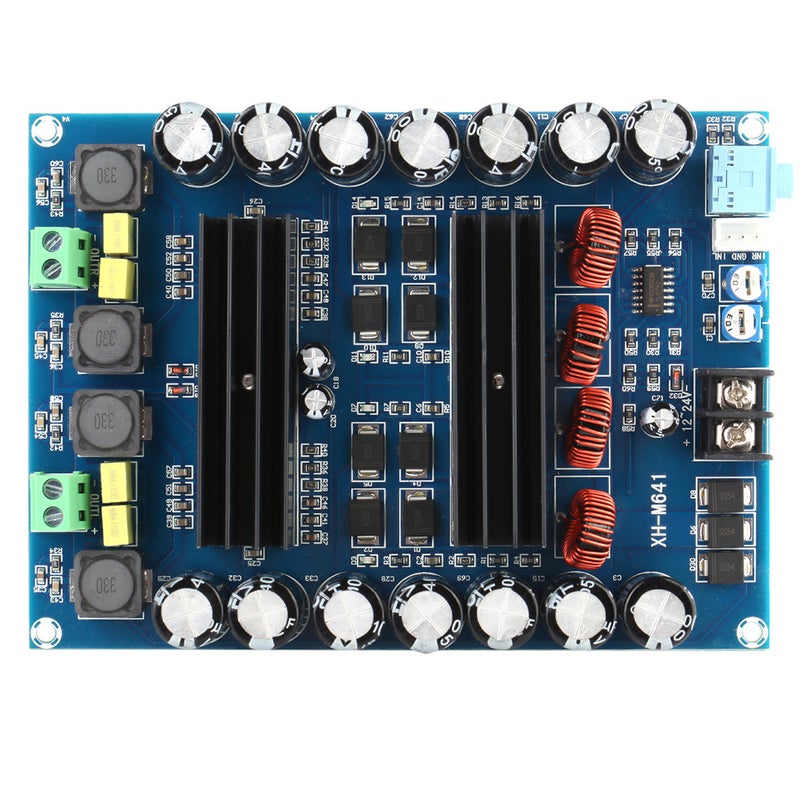 لوحة مكبر صوت رقمية DC 12V 24V TPA3116D2 2*150 واط 2 قناة مع دعم التعزيز - Image 3