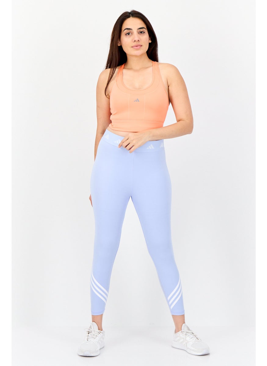 Adidas Women Sportswear Fit Training Legging, Baby Blue  - Image 2