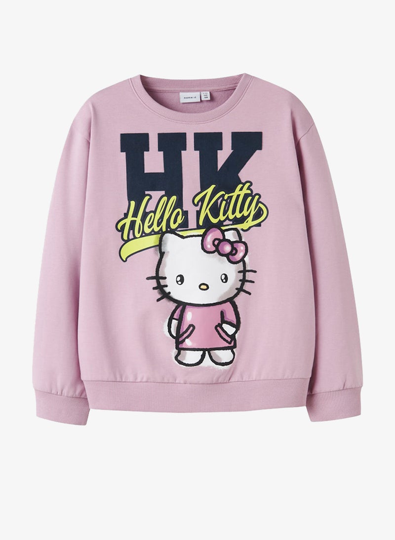 NAME IT Kids Graphic Crew Neck Sweatshirt - Image 1