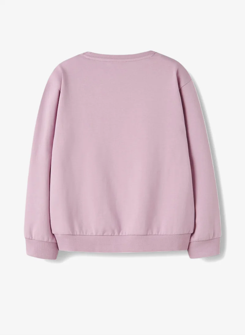 NAME IT Kids Graphic Crew Neck Sweatshirt