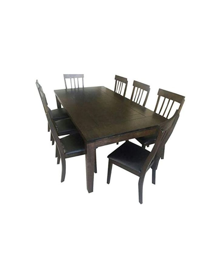 R2R FURNITURE طقم طاولة طعام مكون من 8 مقاعد من الخشب الماليزي الصلب من R2R FURNITURE  - Image 1