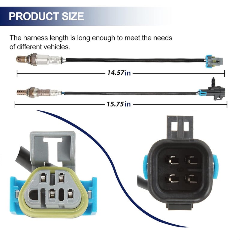 JOYOMSTW O2 Oxygen Sensor Set for Chevy Captiva, Equinox, GMC Terrain - Upstream & Downstream Replacement - Image 5
