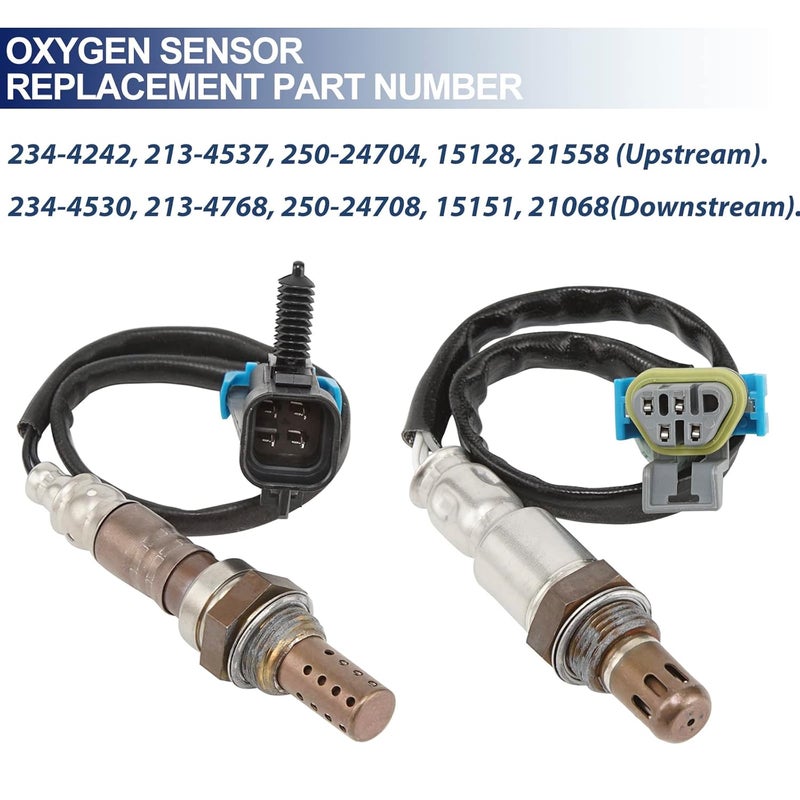 JOYOMSTW O2 Oxygen Sensor Set for Chevy Captiva, Equinox, GMC Terrain - Upstream & Downstream Replacement - Image 4