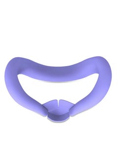 Generic Silicone Protective Cover Shell Case For Meta Quest 3 VR Headset Head Face Cover Eye Pad Handle Grip Button Cap VR Accessories (Purple)  - Image 4