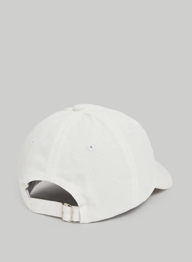 Styli White Embroidered NY Baseball Cap