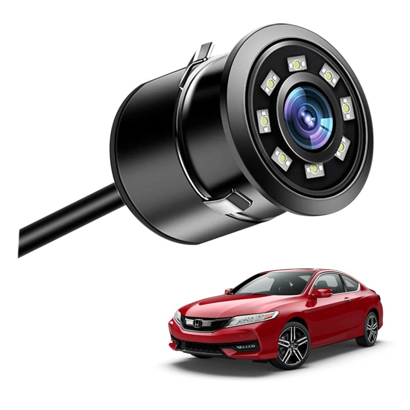 Asryd Car Rear Backup Camera, Rear View LED Night Vision Camera Waterproof 170 Degree Wide Angle, Black, Reverse Camera Parking Guide For Honda Amaze (1 LED Camera) - Image 5