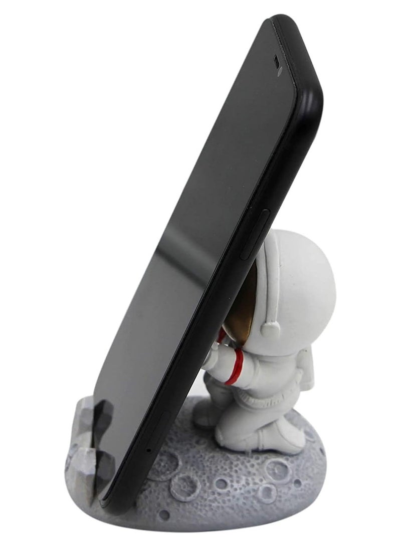 general Cell Phone Holder, Creative Astronaut Cell Phone Holder Spaceman Cell Phone Holder Cute Funny Smartphone Holder Stand for Desk Home Office Decoration - Image 2