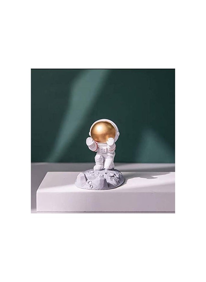 general Cell Phone Holder, Creative Astronaut Cell Phone Holder Spaceman Cell Phone Holder Cute Funny Smartphone Holder Stand for Desk Home Office Decoration - Image 4