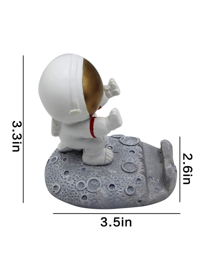 general Cell Phone Holder, Creative Astronaut Cell Phone Holder Spaceman Cell Phone Holder Cute Funny Smartphone Holder Stand for Desk Home Office Decoration - Image 5