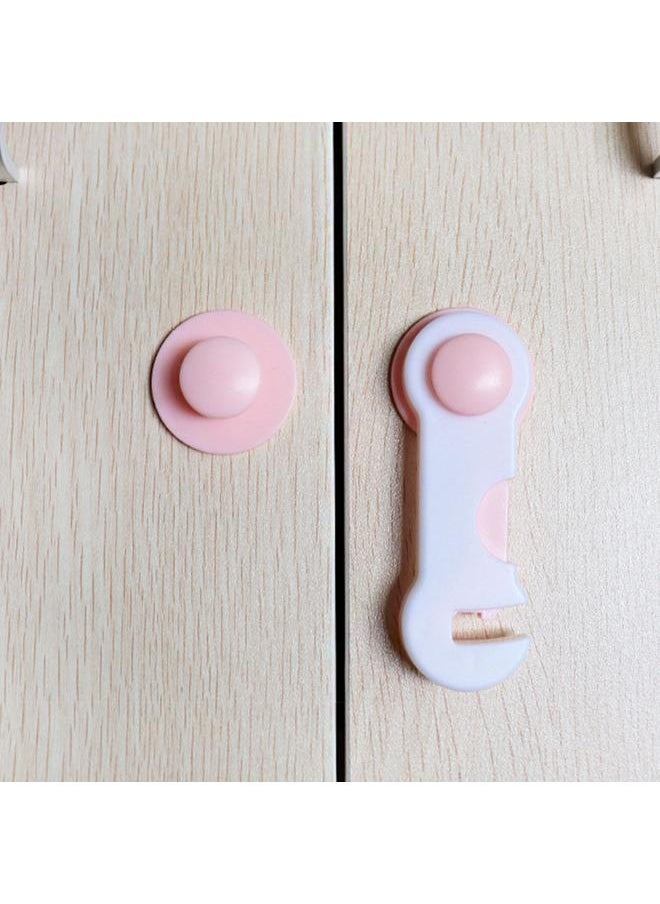 Thoraya Baby Proofing Lock Universal Beautiful Child Cabinet Safety Lock for Drawers Closet Furniture Roseate  - Image 5