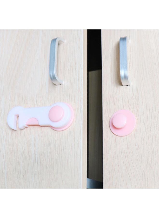 Thoraya Baby Proofing Lock Universal Beautiful Child Cabinet Safety Lock for Drawers Closet Furniture Roseate  - Image 4