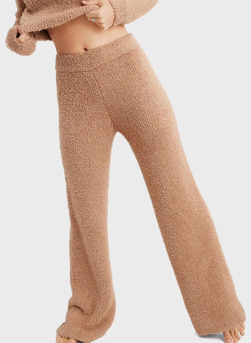 Aerie High Waist Wide Leg Pants