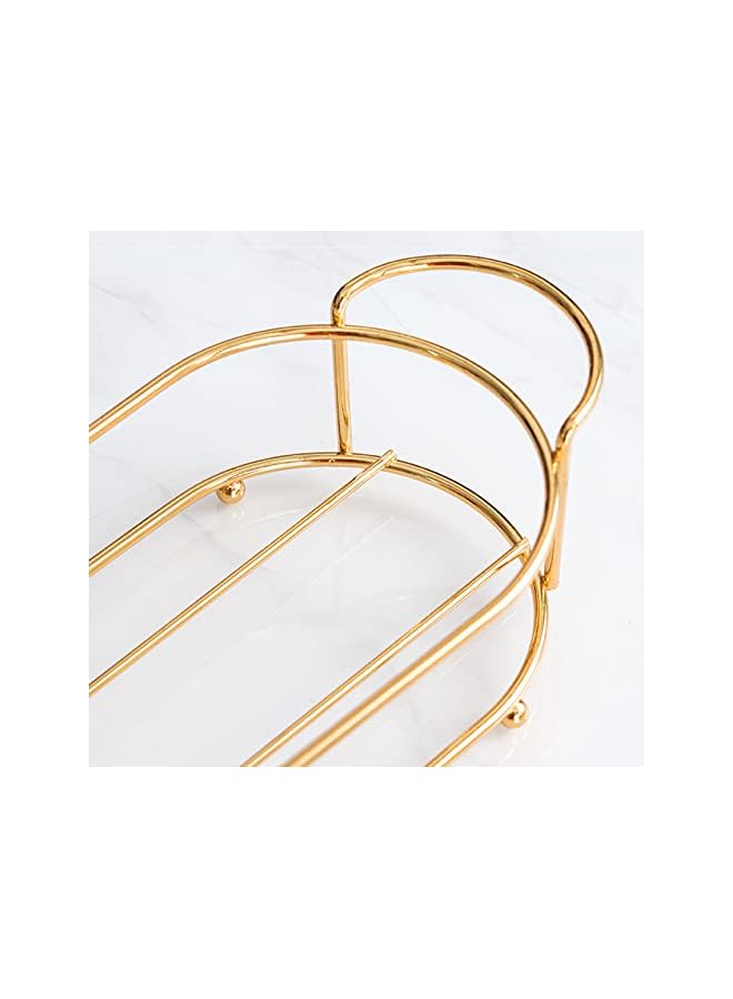 بروماس صينية تقديم المكسرات والحلوى، مجموعة من 6 قطع، صينية أوعية تخزين مع غطاء ورف مطلي بالذهب، طبق وجبات خفيفة لحفلات المنزل، صينية تقديم أكريليك خفيفة فاخرة لتزيين المنزل (مجموعة من 6 أوعية) - Image 3