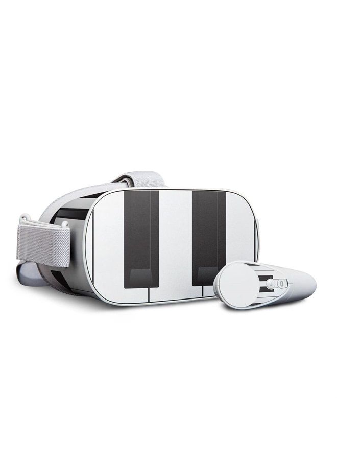 MIGHTY SKINS MightySkins Skin Compatible with Oculus Go Mobile VR - Piano Keys | Protective, Durable, and Unique Vinyl Decal wrap Cover | Easy to Apply, Remove, and Change Styles | Made in The USA