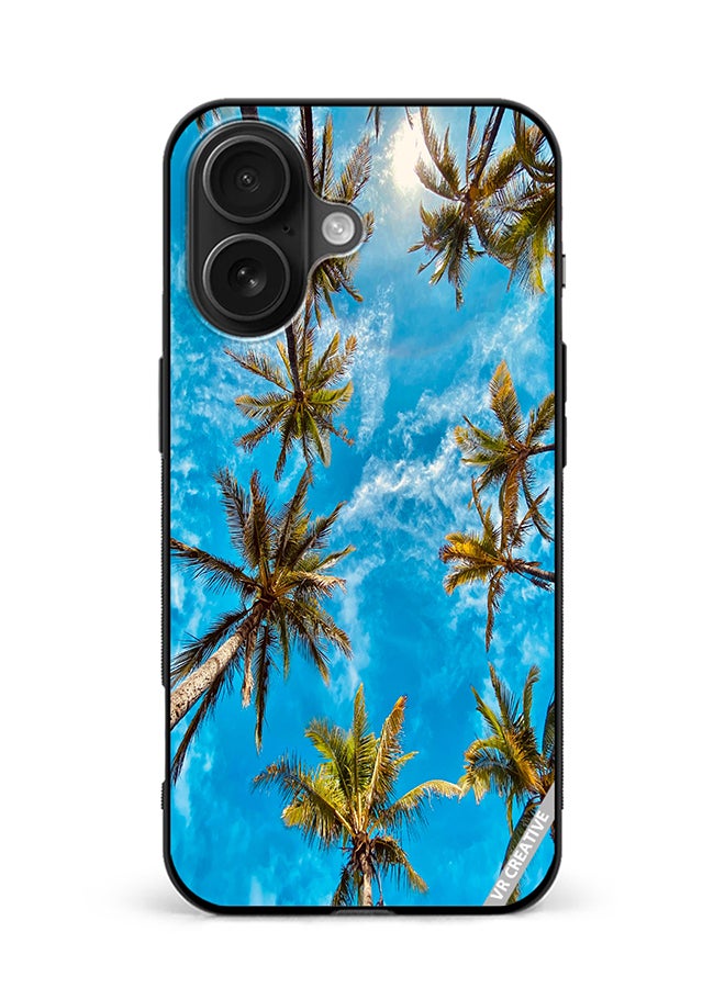 VR CREATIVE Protective Case Cover For Apple iPhone 16 Moody Sky Design Multicolour