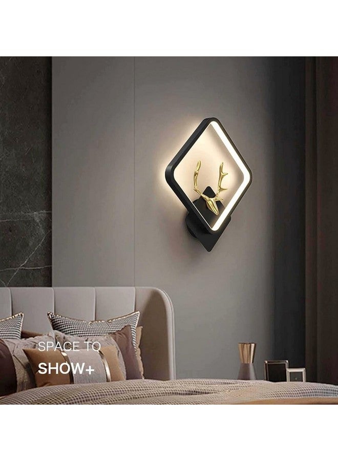 Groeien Abs Plastic Pack Of 2 Tricolor Led Home Decor Fancy Wall Indoor/Outdoor Decorative Lights (Warm+Natural+Coolwhite) (2, Hiranhead-Square) - Image 2