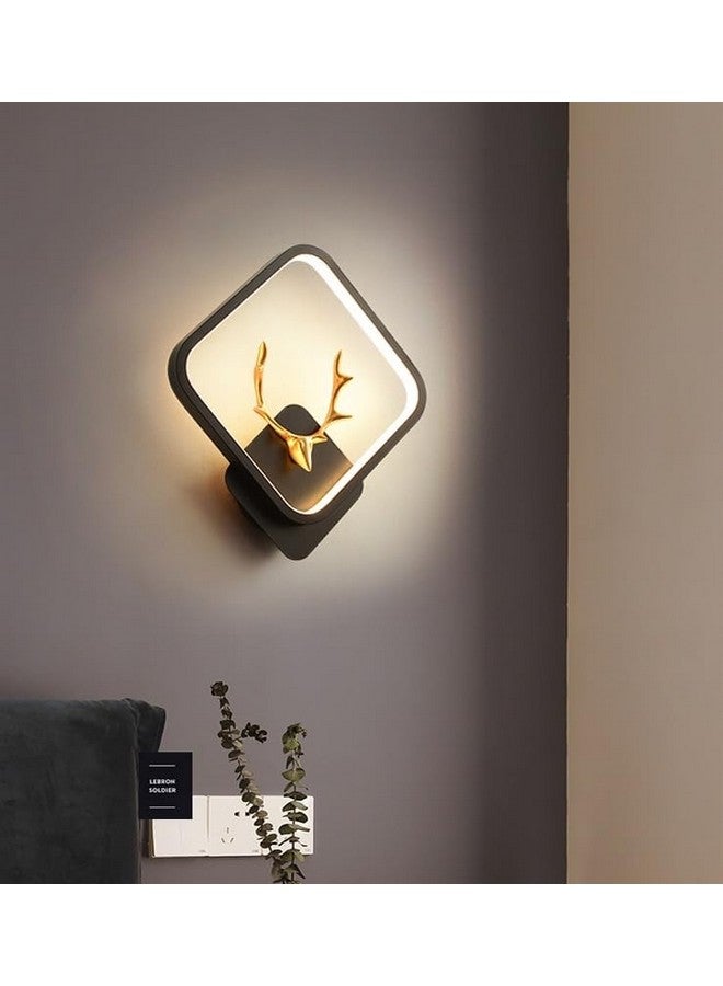 Groeien Abs Plastic Pack Of 2 Tricolor Led Home Decor Fancy Wall Indoor/Outdoor Decorative Lights (Warm+Natural+Coolwhite) (2, Hiranhead-Square) - Image 4