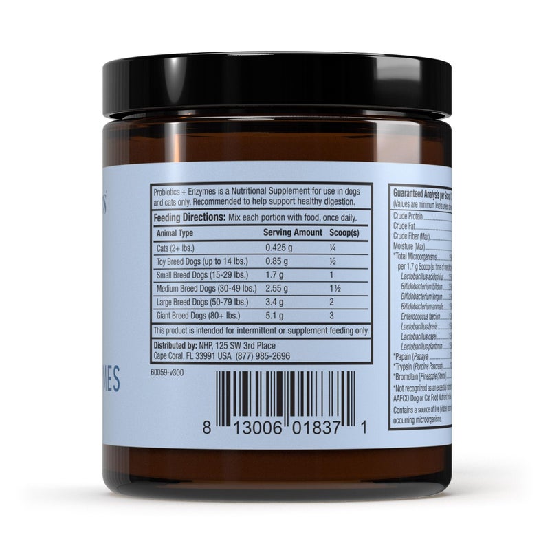 Dr. Mercola Bark & Whiskers Probiotics + Enzymes - Supports Digestive Health & Immune System - Probiotic Supplement for Cats & Dogs - 60 Scoops - Image 3