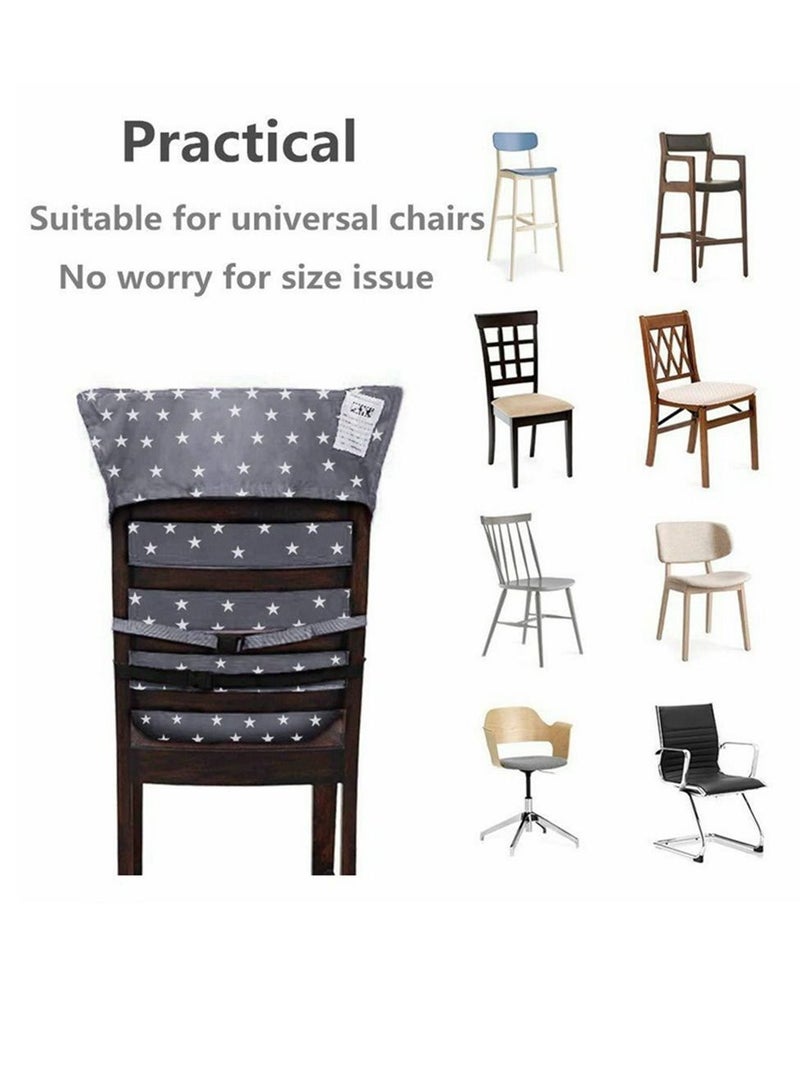 Cool Baby COOLBABY Baby Portable High Chair Travel Strap Seat Suitable For Toddler Feeding With Safe Washable Cloth Strap With Adjustable Shoulder Strap - Image 5