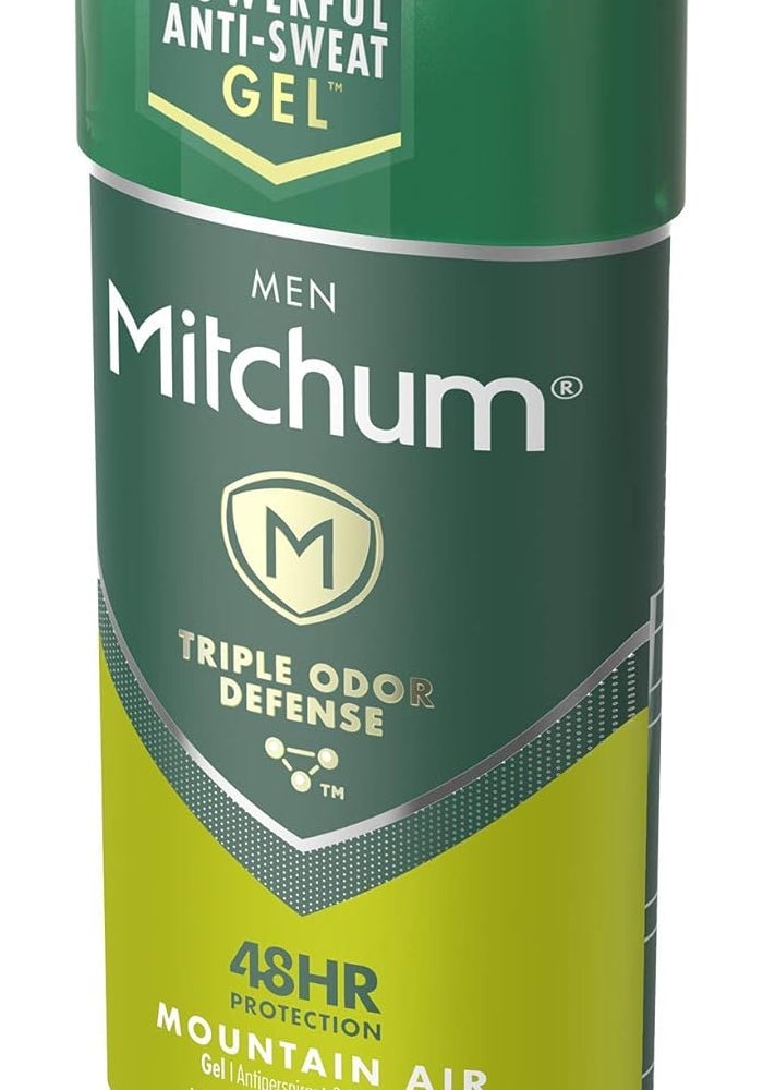 Revlon Mitchum Men Triple Odor Defense Gel Antiperspirant Deodorant, Mountain Air - 3.4 oz - Image 3