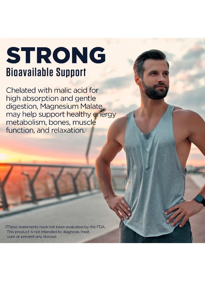 KAL - Kal, Magnesium Malate 400, 90 Tablets - Image 1