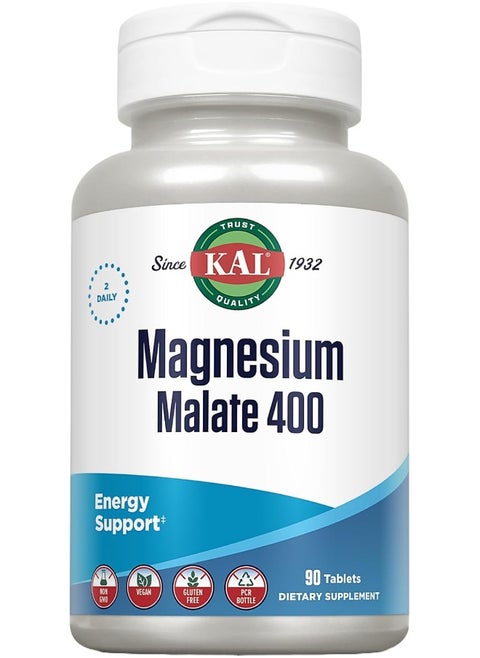 Kal, Magnesium Malate 400, 90 Tablets
