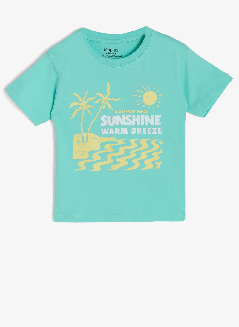 ريبلز مع نمشي Girls Drop Shoulder T-shirt