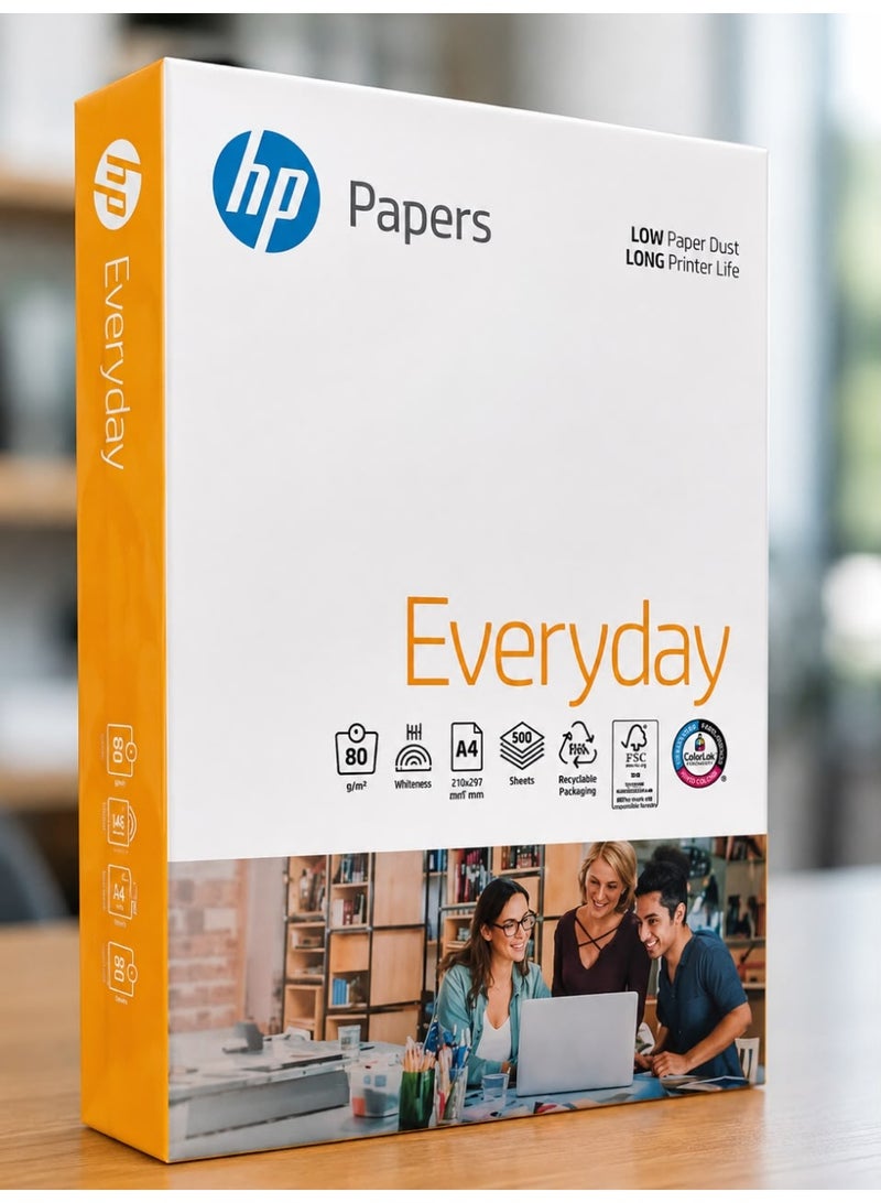 HP A4 Copy Paper, 80gsm, 500 Sheets a4