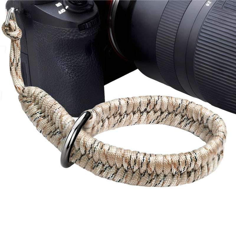 ZXZone Camera Wrist Strap for DSLR Mirrorless Cameraï¼ŒCamera Hand Strap with Safer Connector (Black-12) - Image 1