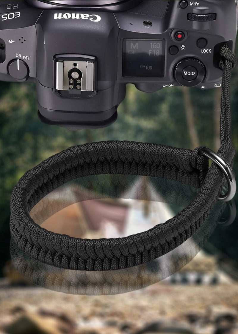 ZXZone Camera Wrist Strap for DSLR Mirrorless Cameraï¼ŒCamera Hand Strap with Safer Connector (Black-12) - Image 2