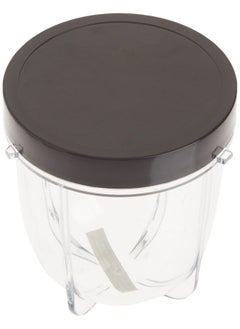 Magic Bullet 12 Oz Short Cup With Resealable Lid 1 Count (Pack Of 1) Clear/Black  - Image 4