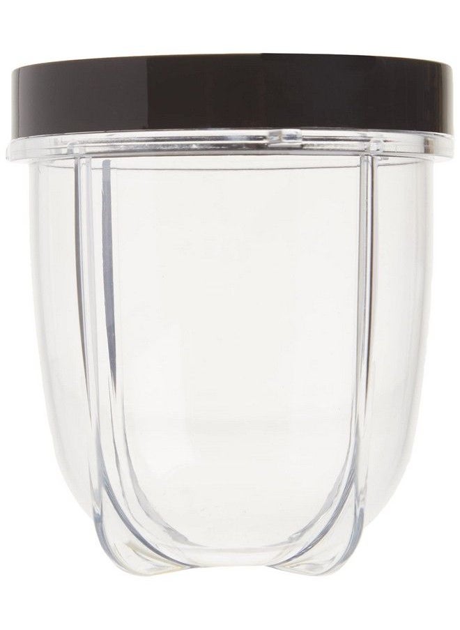 Magic Bullet - 12 Oz Short Cup With Resealable Lid 1 Count (Pack Of 1) Clear/Black - Image 1