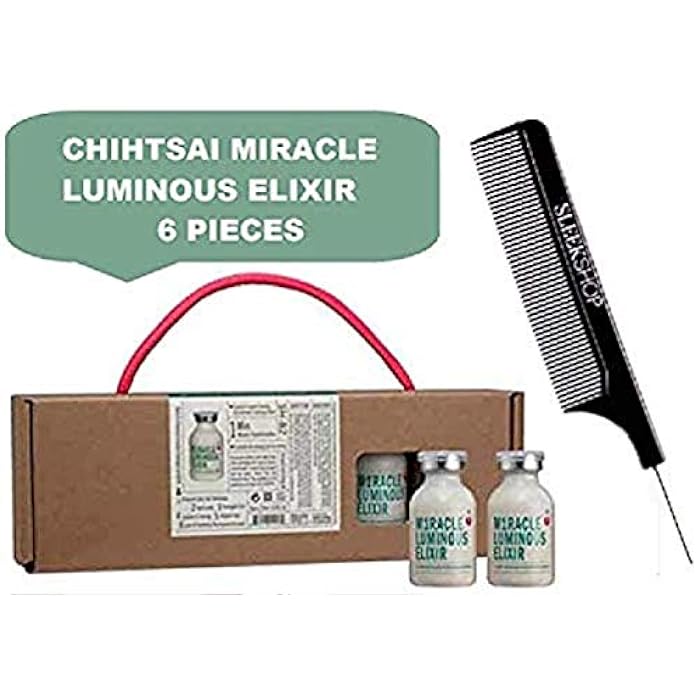Chihtsai Miracle Luminous Elixir (w/Sleek Comb) Concentrated Conditioner for a Miracle Transformation (6 PIECE VIALS) - Image 2