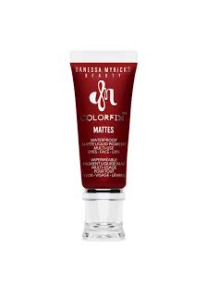 Danessa Myricks Beauty Colorfix Mattes Waterproof Matte Liquid Pigment Primary Red 10ml - Image 3