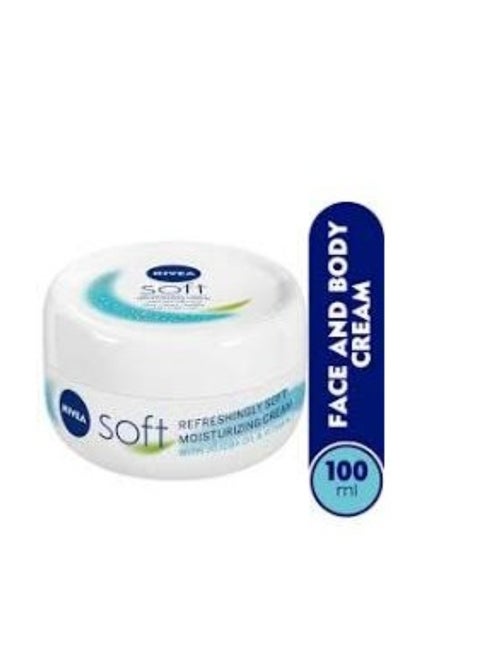 Nivea Soft Soft and Refreshing Moisturizing Cream White 100 ml