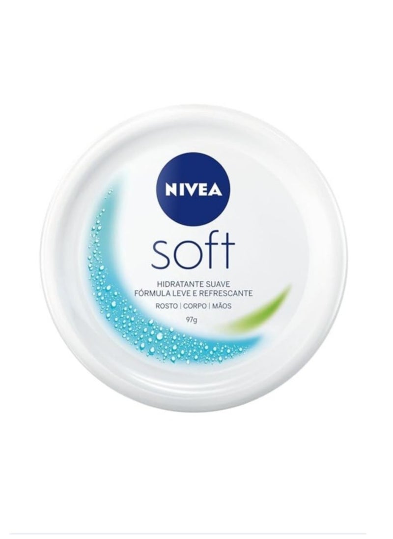 Nivea - Nivea Soft Soft and Refreshing Moisturizing Cream White 100 ml - Image 1