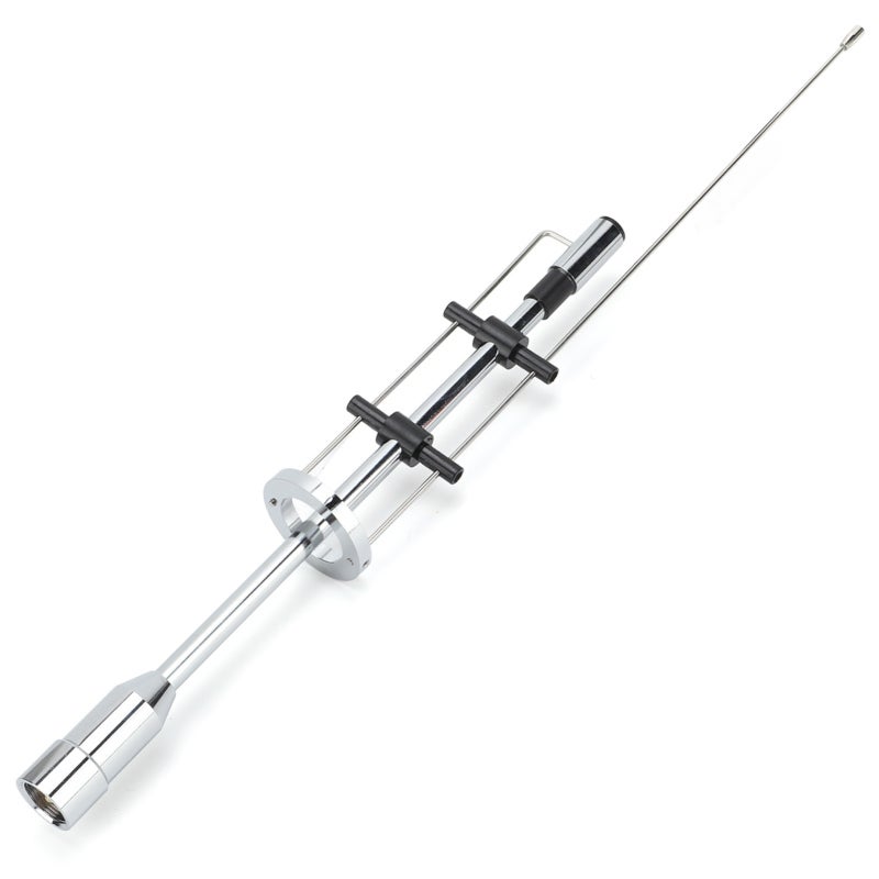 Dual Band Car Antenna: ABS & Metal Material, High Strength Rustproof, Stable Signal Reception - Radiation Protection, Easy Installation Vehicle Mounted Radio Antenna for Amateur Ham Radio Use - Image 4