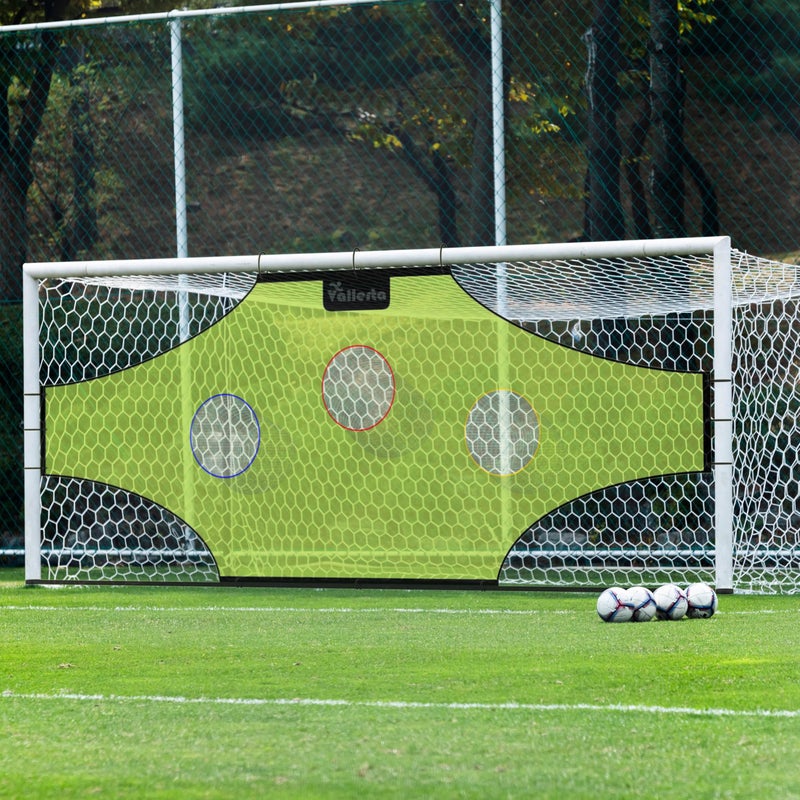 VallertaÂ® 12'x6' Ft Skill-Shot Professional Soccer Shooting Practice Target Net & Rebounder. 7 Zone, Colored Fluorescent Goal Shot Scoring & Training Aid. Soccer Frame Not Included.(12x6 Ft.) - Image 5