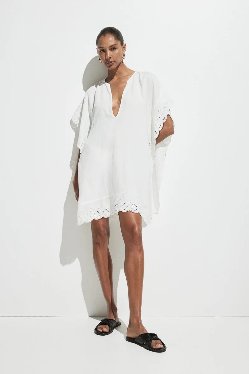 H&M Broderie Anglaise Beach Kaftan