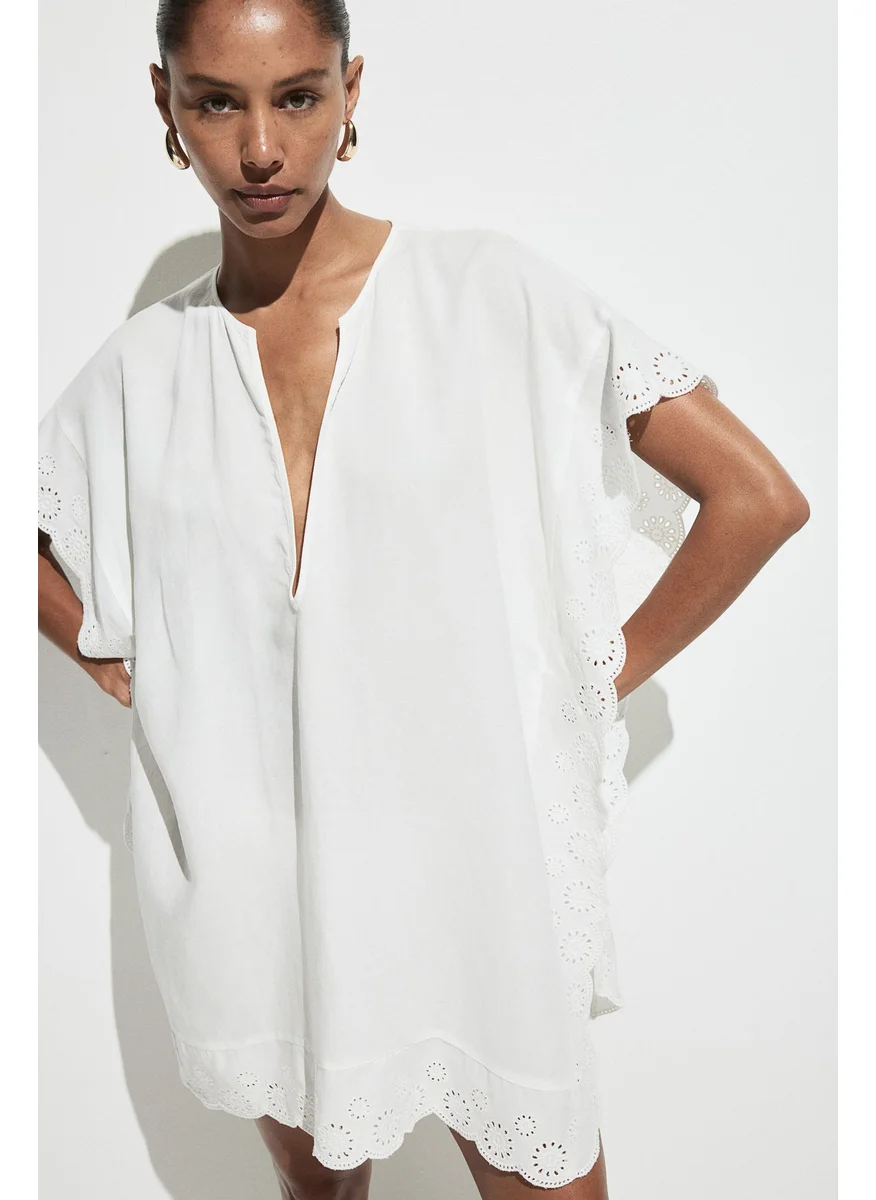 H&M Broderie Anglaise Beach Kaftan