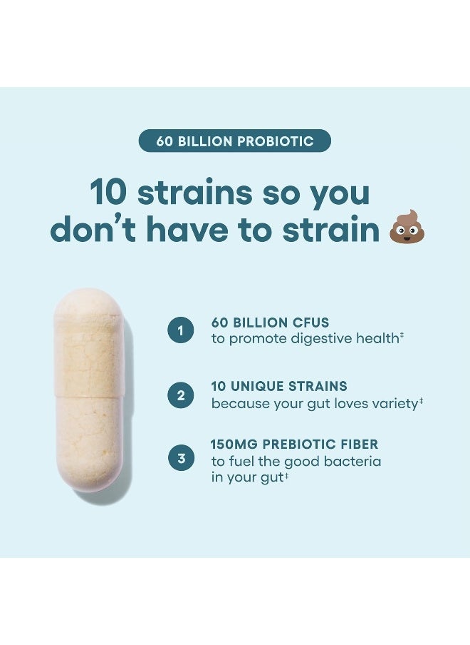 Physician's CHOICE Physician's CHOICE Probiotics 60 Billion CFU - 10 Strains + Organic Prebiotics  - Image 4