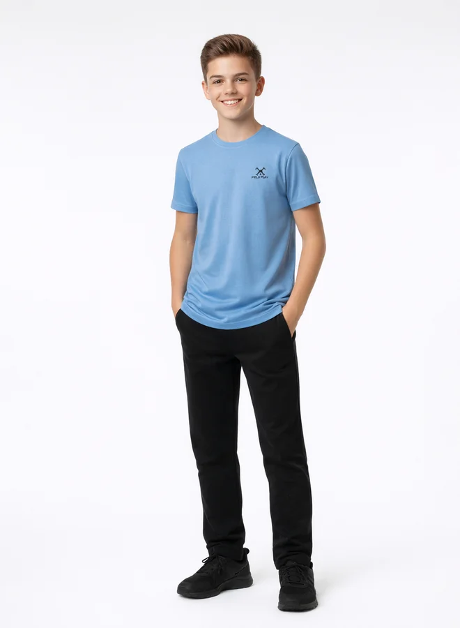 Polo Play Teen Boys Logo Crew Neck T-Shirt