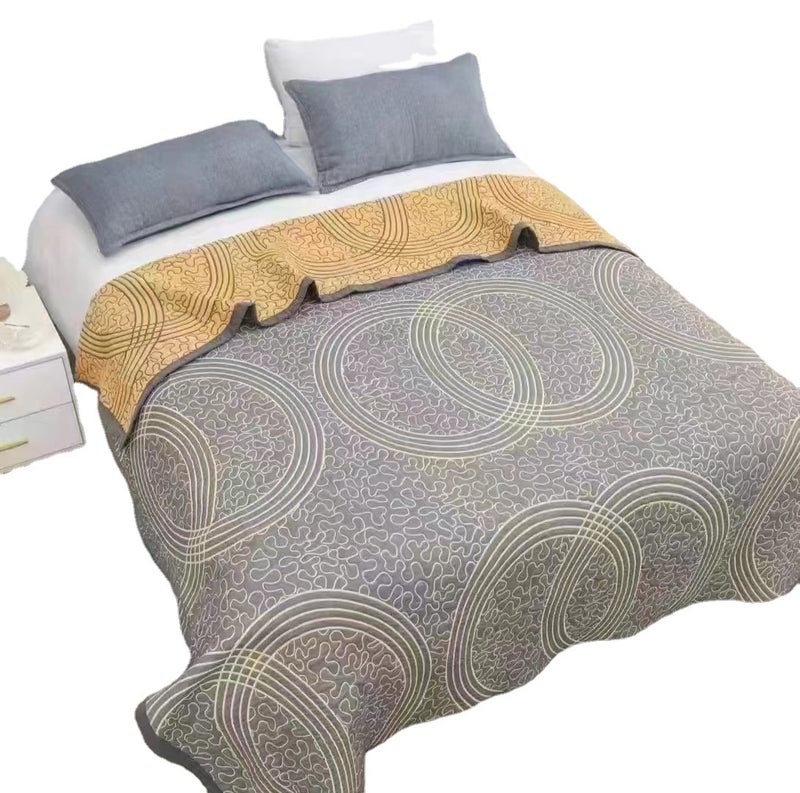 New Combed Cotton Fine Sand Gauze Towel Blanket Soybean Fiber Blanket Single Double Leisure Blanket - Image 5